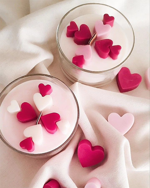 Heart Candles