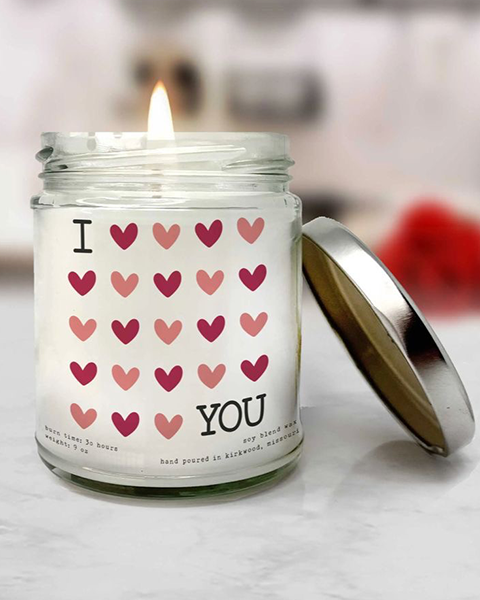 Heart Candles