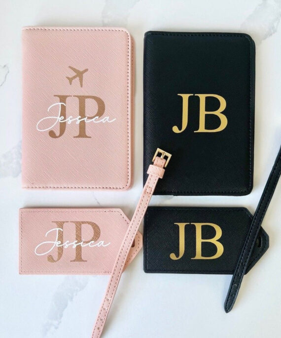 Passport Cover Luggage Tag Set